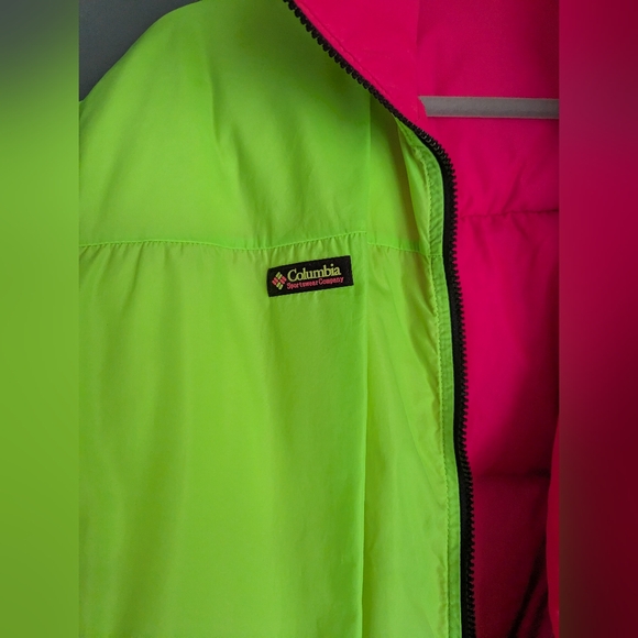 Columbia 3 In 1 Vintage Neon Whirlibird Winter Jacket Men's XL Tall. - Picture 8 of 16